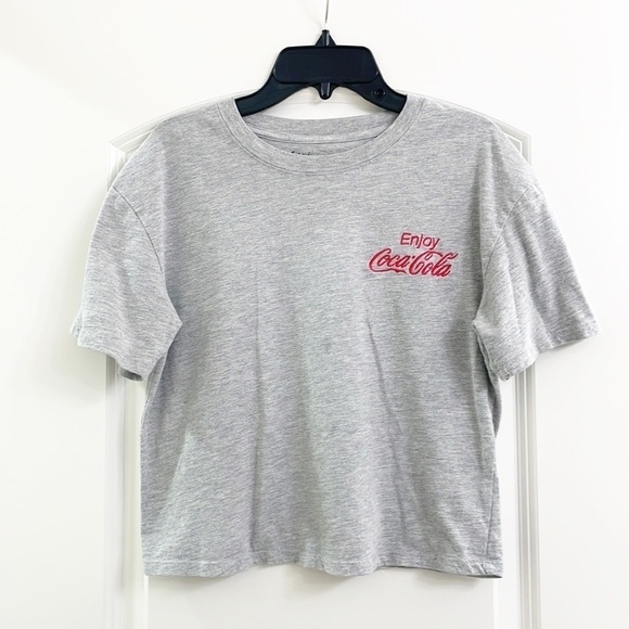 Coca Cola light gray short sleeve t-shirt - Picture 1 of 4